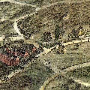 Vintage Map of Rockport, Massachusetts 1880