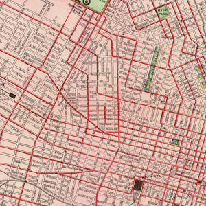 Vintage Map of Saint Louis, Missouri 1897