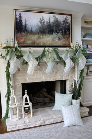 Scallop Stripe Christmas Stocking | Chapple Chandler X Nicole Speake