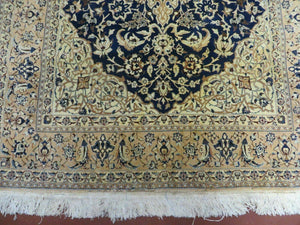4' X 6' Handmade Ultra Fine India Floral Oriental Wool Silk Rug Hand Knotted