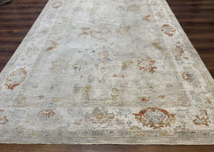Modern Turkish Oushak Rug 7x9, Netural Colors