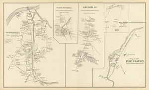 Vintage Map of Haverhill, New Hampshire 1892