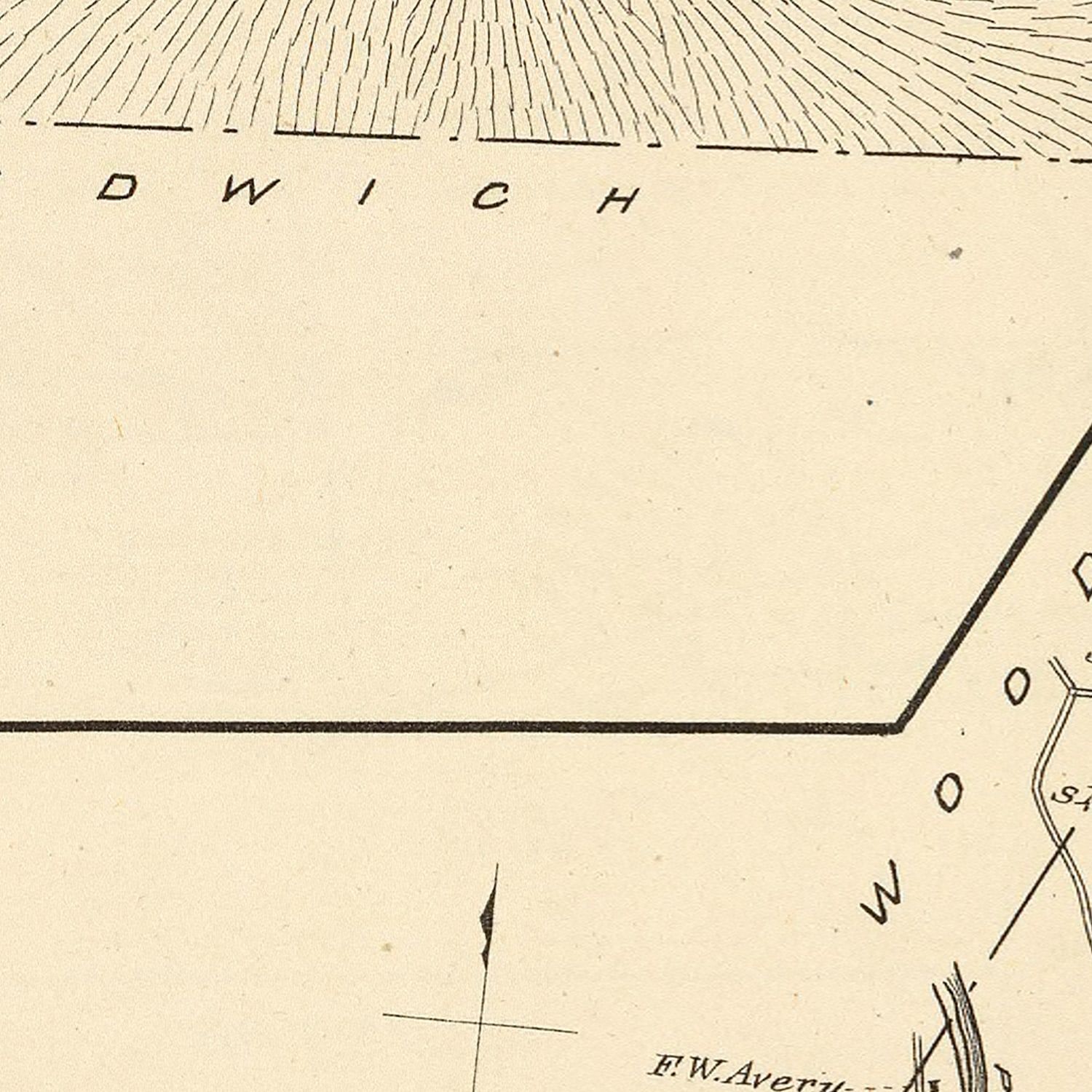 Vintage Map of Thornton, New Hampshire 1892