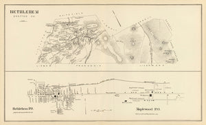 Vintage Map of Bethlehem, New Hampshire 1892