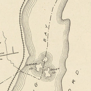 Vintage Map of Laconia, New Hampshire 1892