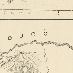Vintage Map of Berlin, New Hampshire 1892