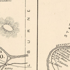 Vintage Map of Gorham, New Hampshire 1892