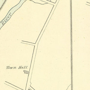 Vintage Map of Noank, Connecticut 1893