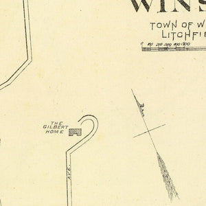 Vintage Map of Terryville, Connecticut 1893