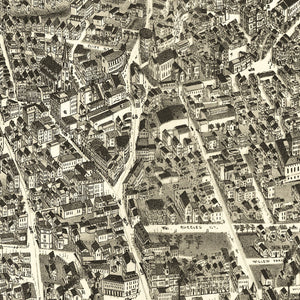 Vintage Map of Boston Highlands, Massachusetts 1888
