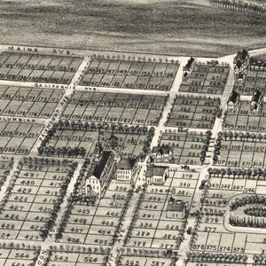 Vintage Map of Lagoon Heights, Massachusetts 1880