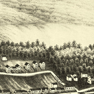 Vintage Map of Blackinton, Massachusetts 1889