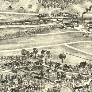 Vintage Map of Williamstown, Massachusetts 1898