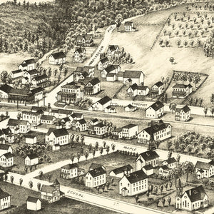 Vintage Map of Altamont, New York 1890