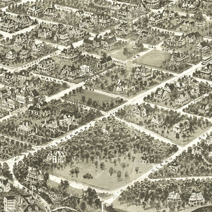 Vintage Map of Larchmont, New York 1904