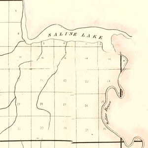 Vintage Map of Avoyelles Parish, Louisiana 1860