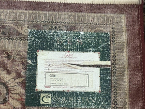 Couristan Rug 10x14, Belgium Power Loomed Carpet, Vintage Wool Oriental Rug, Multicolor Panel Design, 10 x 14 Room Sized Rug
