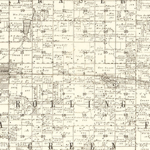 Vintage Map of Martin County, Minnesota 1901
