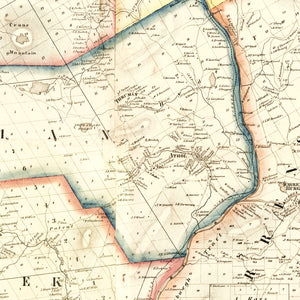 Vintage Map of Warren County, New York 1858