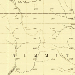 Vintage Map of Potter County, Pennsylvania 1856