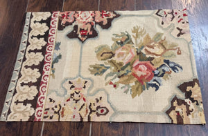Antique Bessarabian Flatweave Kilim Rug 2x3, Sampler Rug 2 x 3 ft, Small Flatweave, Wool Handmade