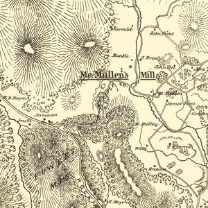 Vintage Map of Greene County, Virginia 1875