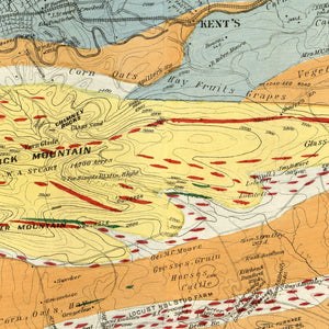Vintage Map of Wythe County, Virginia 1890