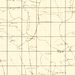Vintage Map of Mecklenburg County, Virginia 1860