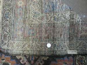 3' X 6' Antique Handmade India Floral Oriental Wool Rug Veg Dyes Nice