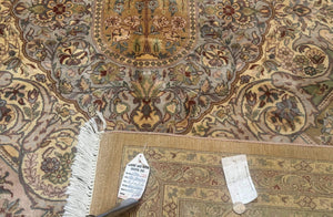 Pak Persian Rug 9x12, Diamond Panel Design, Fine 225 KPSI, Wool