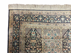 4' X 6' Vintage Fine Hand Made Turkish Oriental Silk Rug 400 KPSI Wow