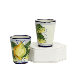 LIMONCELLO: Limoncello Shot Cups 2 Oz. (Set of six.)