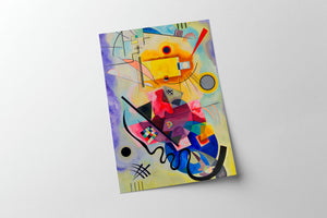 Kandinsky - Yellow - red - blue