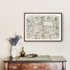 Vintage World Map 1540