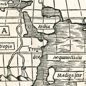 Vintage World Map 1540