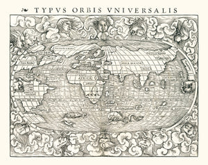 Vintage World Map 1540