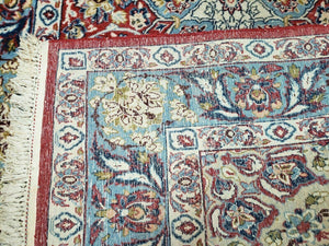 3' 5" X 5' 8" Vintage Handmade Turkish Wool Rug Carpet Vegetable Dyes Nice Red