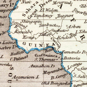 Vintage World Map 1832