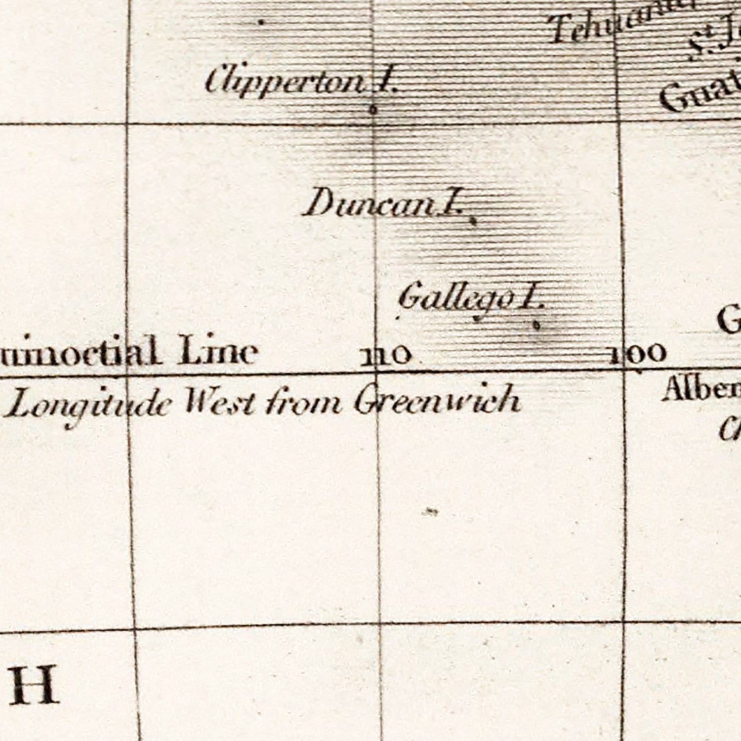 Vintage Western Hemisphere Map 1832