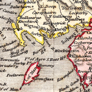 Vintage Map of British Isles 1832