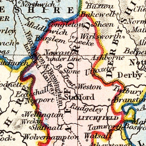 Vintage Map of England & Wales 1832