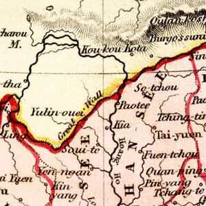 Vintage Map of China & Japan 1832