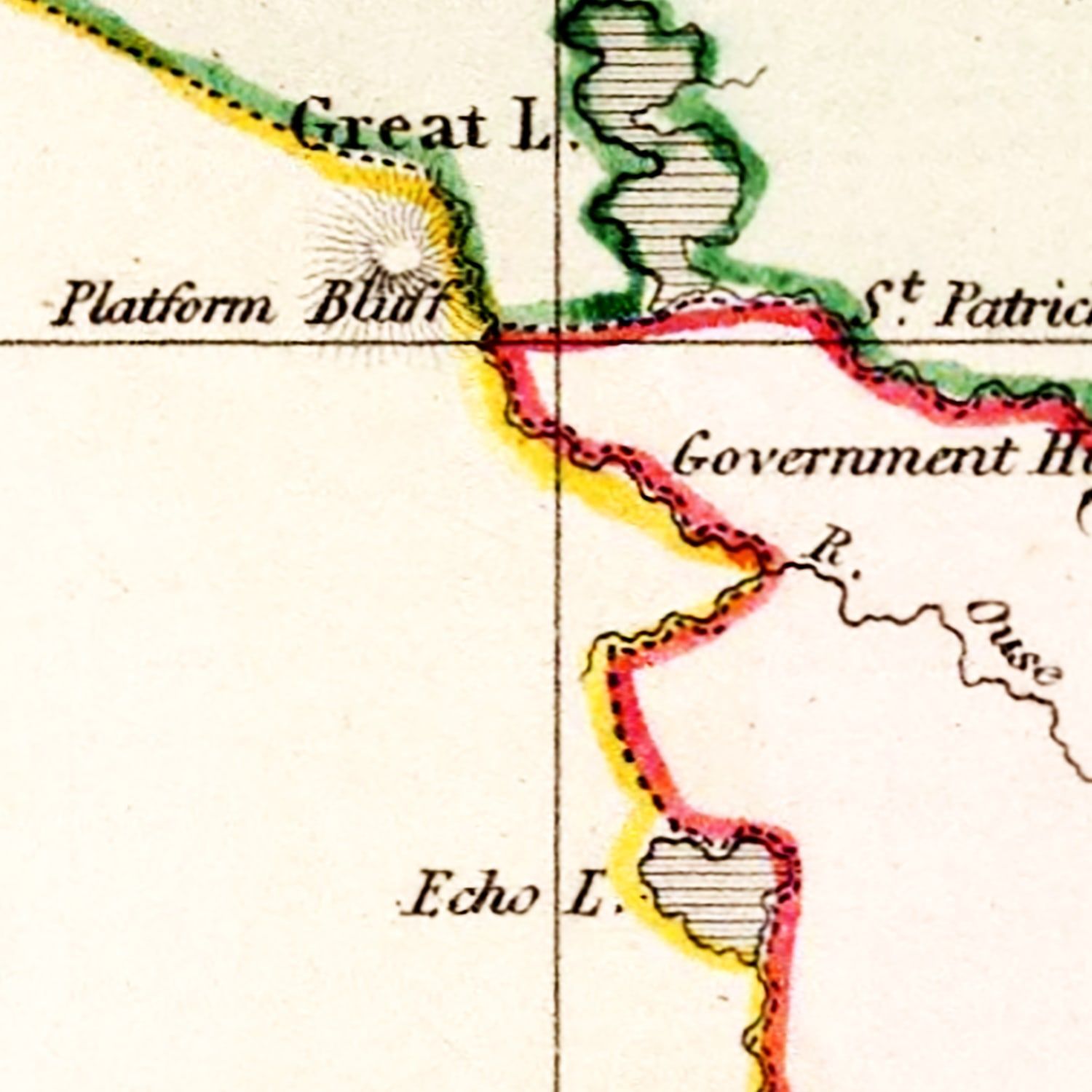 Vintage Map of Van Diemen's Land (Tasmania) 1832