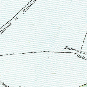 Vintage Map of Bermuda Islands 1901
