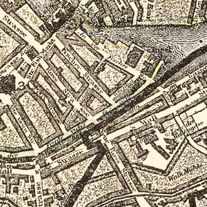 Vintage Map of Berlin, Germany 1901