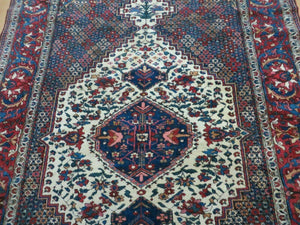 4' X 7' Vintage Handmade Turkish Floral Orient Medallion Wool Veg Dye Rug Nice