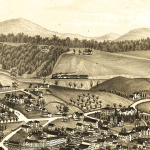 Vintage Map of Brewster, New York 1887