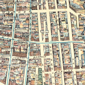 Vintage Map of Sydney, Australia 1902
