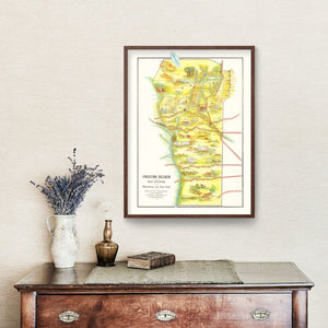 Vintage Map of San Luis, 1933