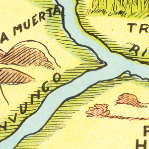 Vintage Map of Neuquen, 1933